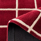 Rouge d'orage – Tapis en laine – P_RO1010ROU Rouge d'orage