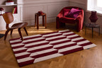 Rouge d'orage – Tapis en laine  – P_RO1011ROU Rouge d'orage