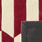 Rouge d'orage – Tapis en laine  – P_RO1011ROU Rouge d'orage