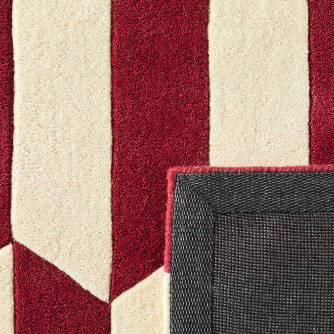 Rouge d'orage – Tapis en laine  – P_RO1011ROU Rouge d'orage