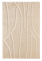 Tapis crème texturé en relief (co-création Jenny Gevaert x Nazar Rugs) Nazar rugs