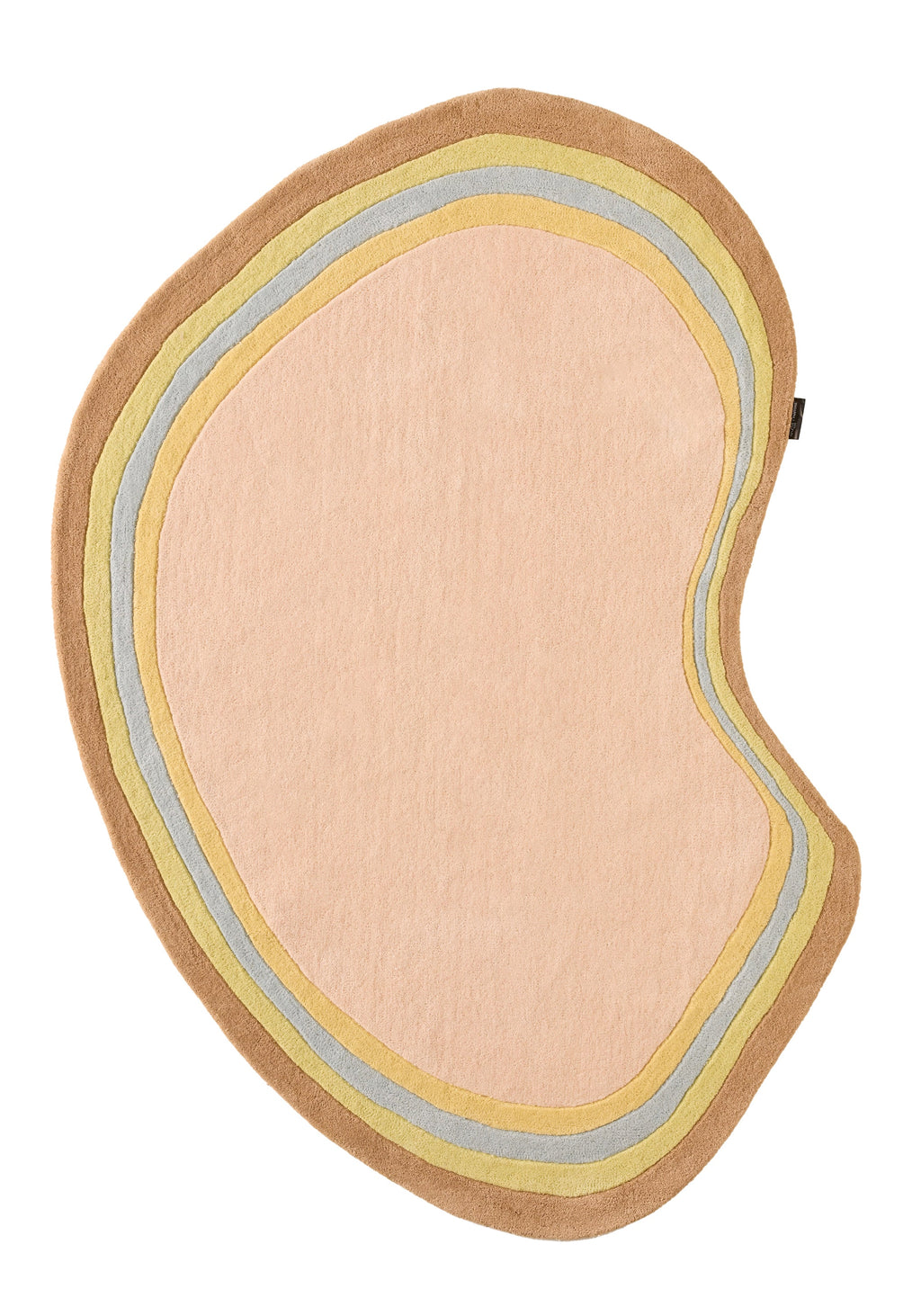 Rayon tendre – Tapis en laine multicolore Rayon tendre