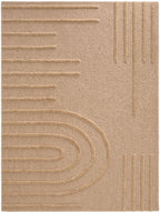 HARMONIE - Tapis de salon beige à motifs linéaires - HAR1122BEI HARMONIE