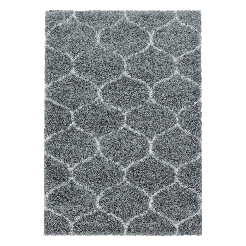 SALSA - Tapis shaggy à poils long berbère anthracite - SAL3201GRI SALSA