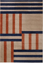 SANTAL - Tapis intérieur coloré - SAN682BLE Nazar rugs