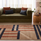 SANTAL - Tapis intérieur coloré - SAN682BLE Nazar rugs