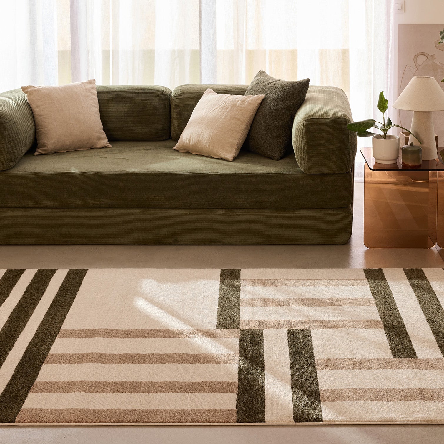 SANTAL - Tapis intérieur coloré - SAN682VER Nazar rugs