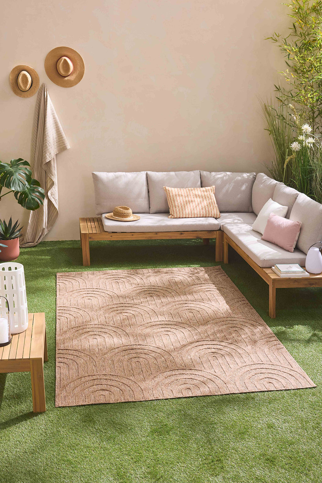 Tapis SANTORINI 985 BEIGE : SAN985BEI SANTORINI