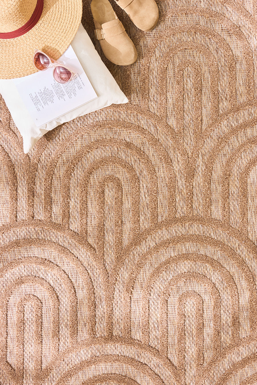 Tapis SANTORINI 985 BEIGE : SAN985BEI SANTORINI