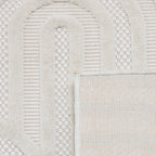 Tapis arc de cercle Blanc : SAN985BLA Nazar rugs