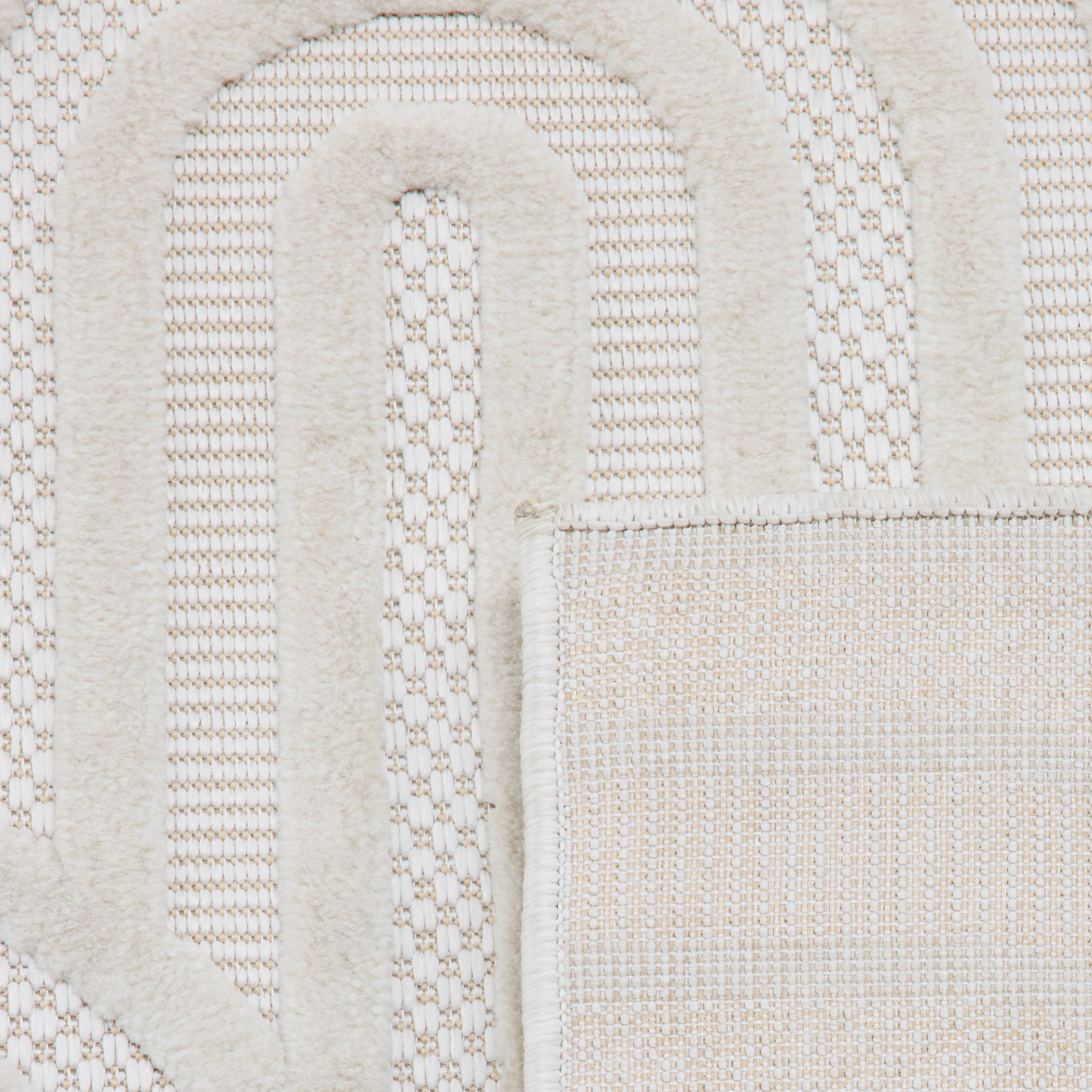 Tapis arc de cercle Blanc : SAN985BLA Nazar rugs