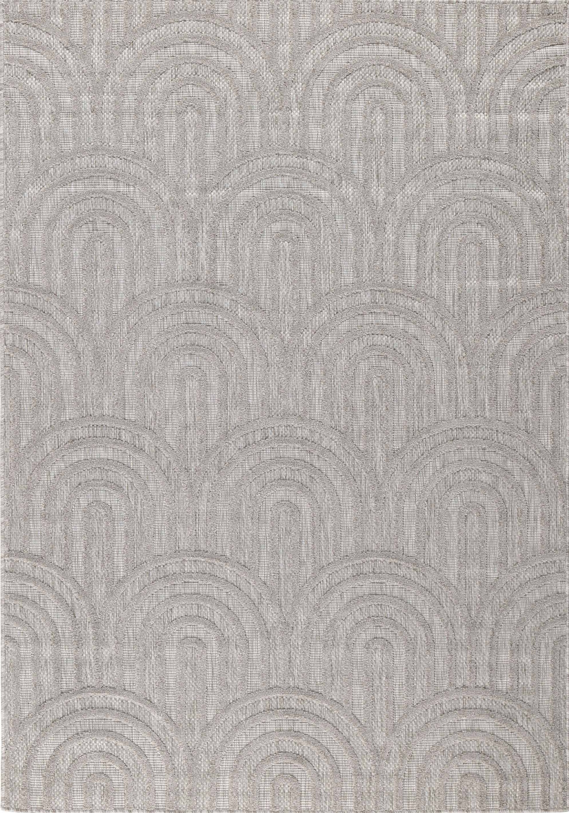 Tapis d'intérieur et extérieur SANTORINI 985 GRIS : SAN985GRI Nazar rugs