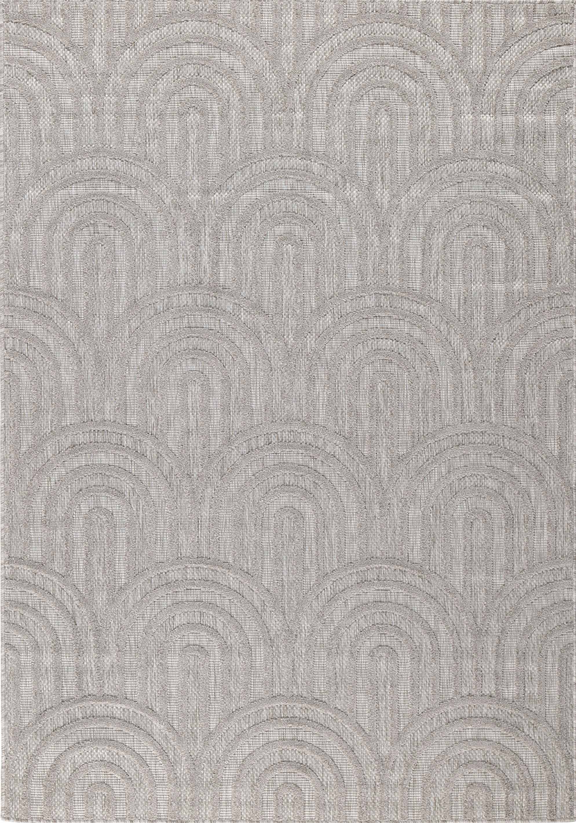 Tapis d'intérieur et extérieur SANTORINI 985 GRIS : SAN985GRI Nazar rugs
