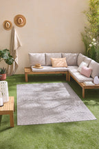 Tapis d'intérieur et extérieur SANTORINI 985 GRIS : SAN985GRI Nazar rugs