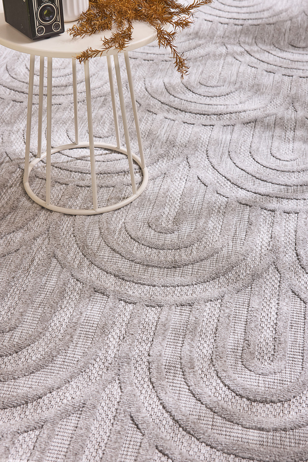 Tapis d'intérieur et extérieur SANTORINI 985 GRIS : SAN985GRI Nazar rugs