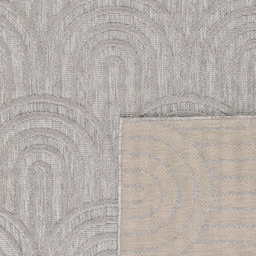 Tapis d'intérieur et extérieur SANTORINI 985 GRIS : SAN985GRI Nazar rugs