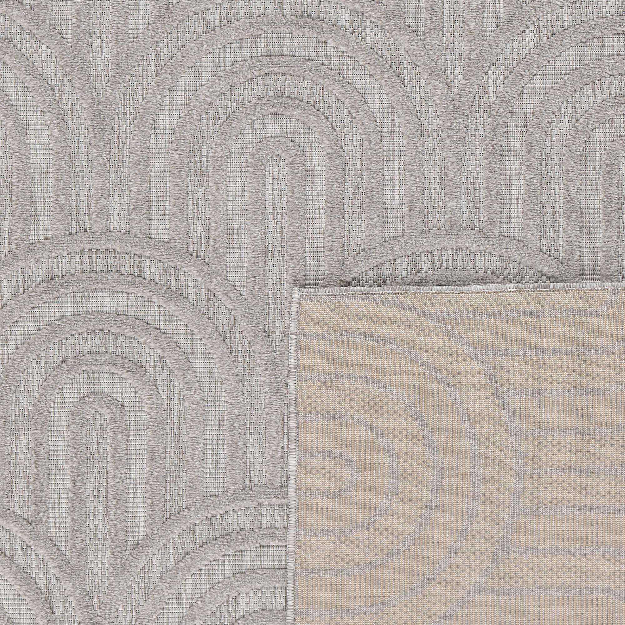 Tapis d'intérieur et extérieur SANTORINI 985 GRIS : SAN985GRI Nazar rugs