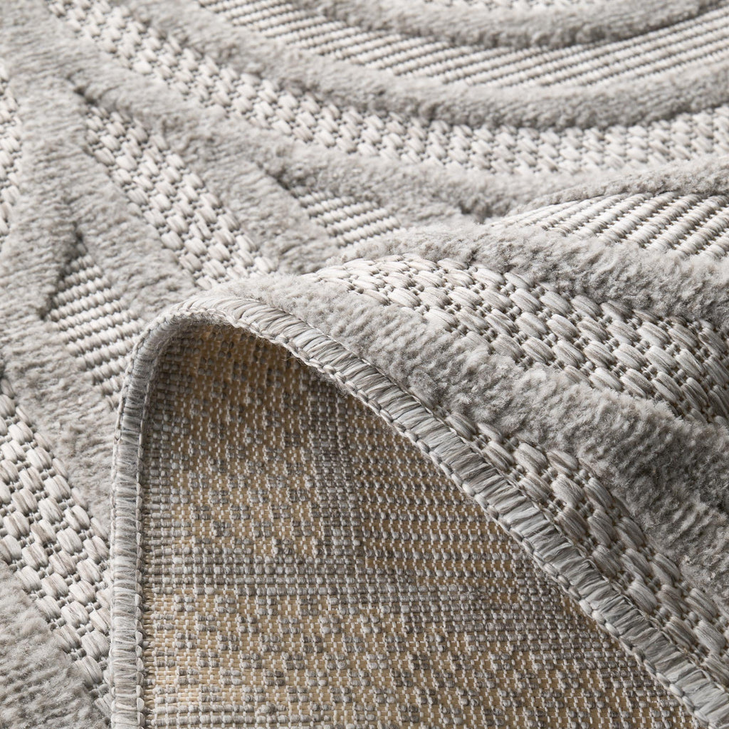 Tapis d'intérieur et extérieur SANTORINI 985 GRIS : SAN985GRI Nazar rugs