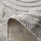 Tapis d'intérieur et extérieur SANTORINI 985 GRIS : SAN985GRI Nazar rugs