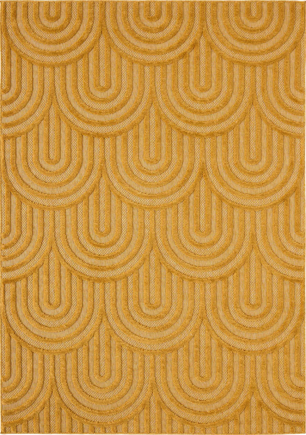 Tapis d'intérieur et extérieur SANTORINI 985 JAUNE : SAN985JAU Nazar rugs