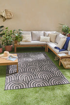 Tapis d'intérieur et extérieur SANTORINI 985 NOIR : SAN985NOI Nazar rugs