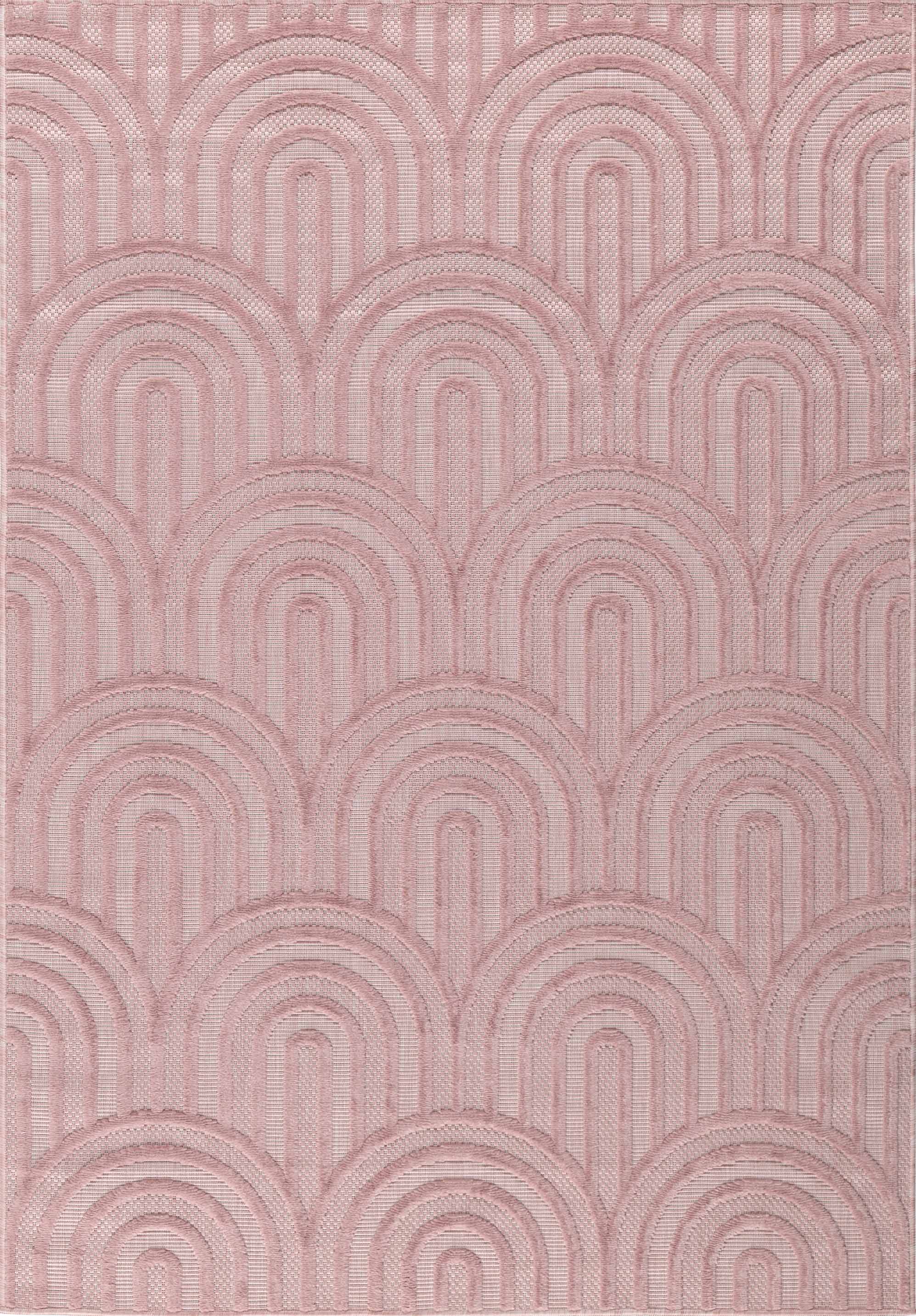 Tapis d'intérieur et extérieur SANTORINI 985 ROSE : SAN985ROS Nazar rugs