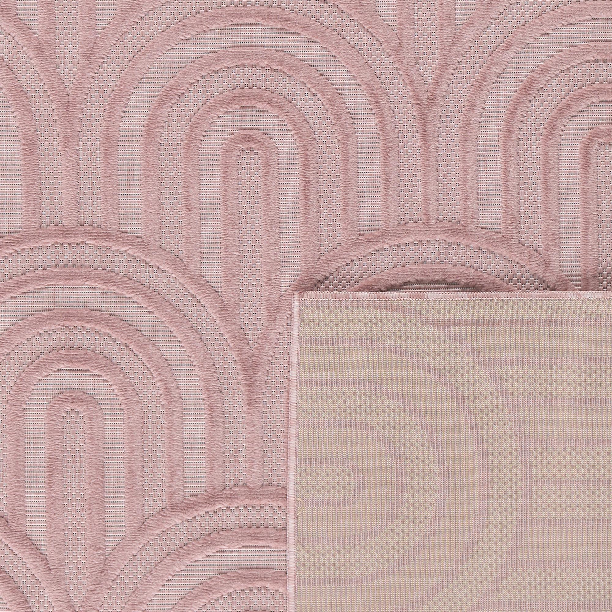 Tapis d'intérieur et extérieur SANTORINI 985 ROSE : SAN985ROS Nazar rugs