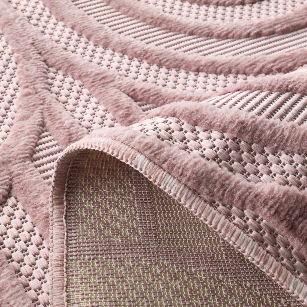 Tapis d'intérieur et extérieur SANTORINI 985 ROSE : SAN985ROS Nazar rugs