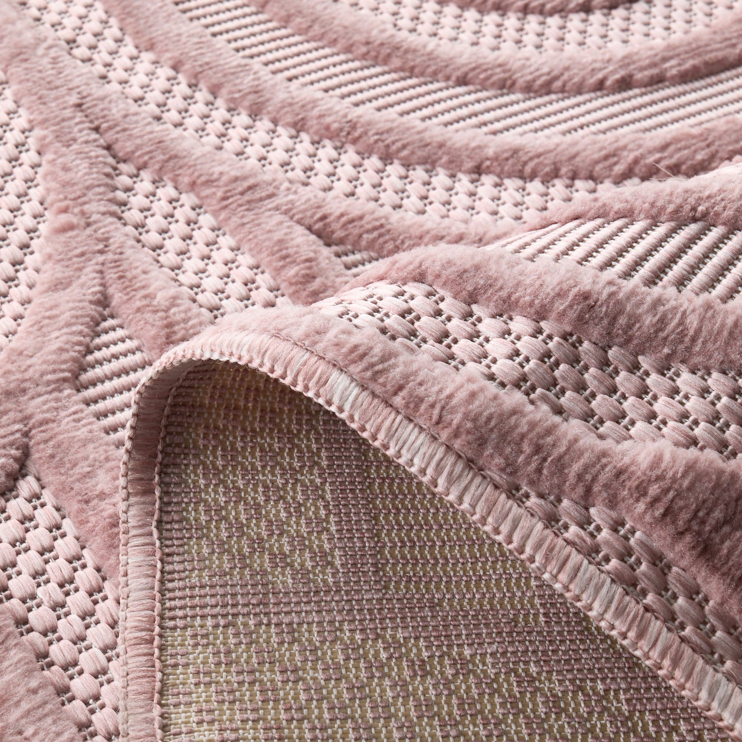 Tapis d'intérieur et extérieur SANTORINI 985 ROSE : SAN985ROS Nazar rugs