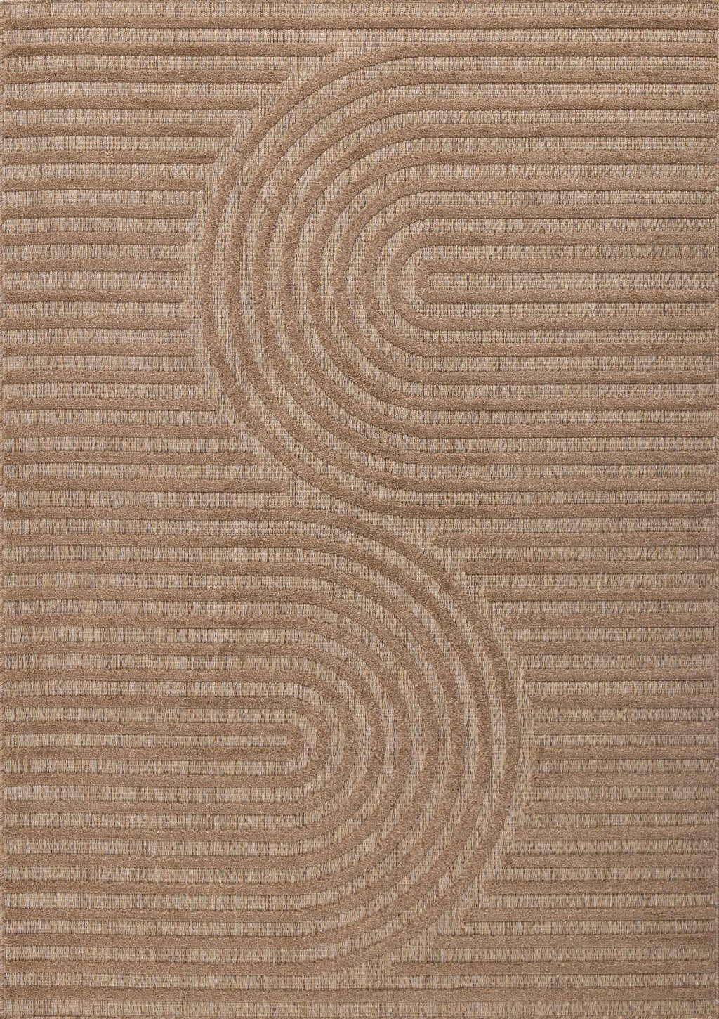 Tapis d'intérieur et extérieur SANTORINI 986 BEIGE : SAN986BEI Nazar rugs