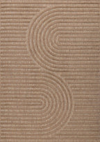 Tapis d'intérieur et extérieur SANTORINI 986 BEIGE : SAN986BEI Nazar rugs