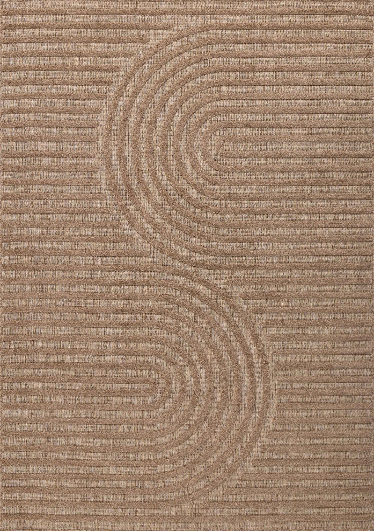 Tapis d'intérieur et extérieur SANTORINI 986 BEIGE : SAN986BEI Nazar rugs