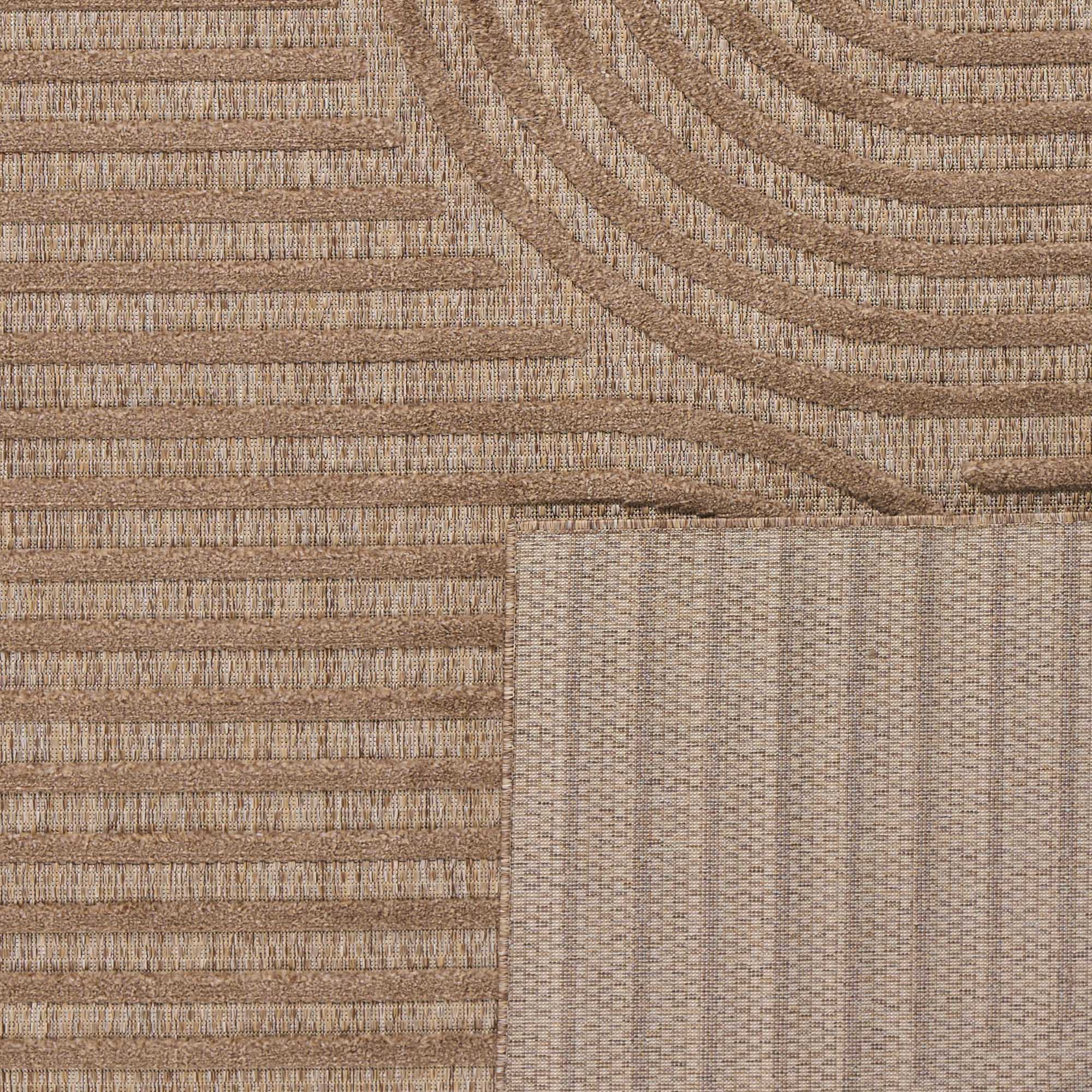Tapis d'intérieur et extérieur SANTORINI 986 BEIGE : SAN986BEI Nazar rugs