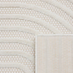 Tapis symétrique Blanc : SAN986BLA Nazar rugs