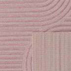 Tapis d'intérieur et extérieur motifs arcs symétriques SANTORINI 986 ROSE : SAN986ROS Nazar rugs
