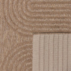 Tapis intérieur et extérieur motifs de vagues SANTORINI Beige : SAN987BEI Nazar rugs