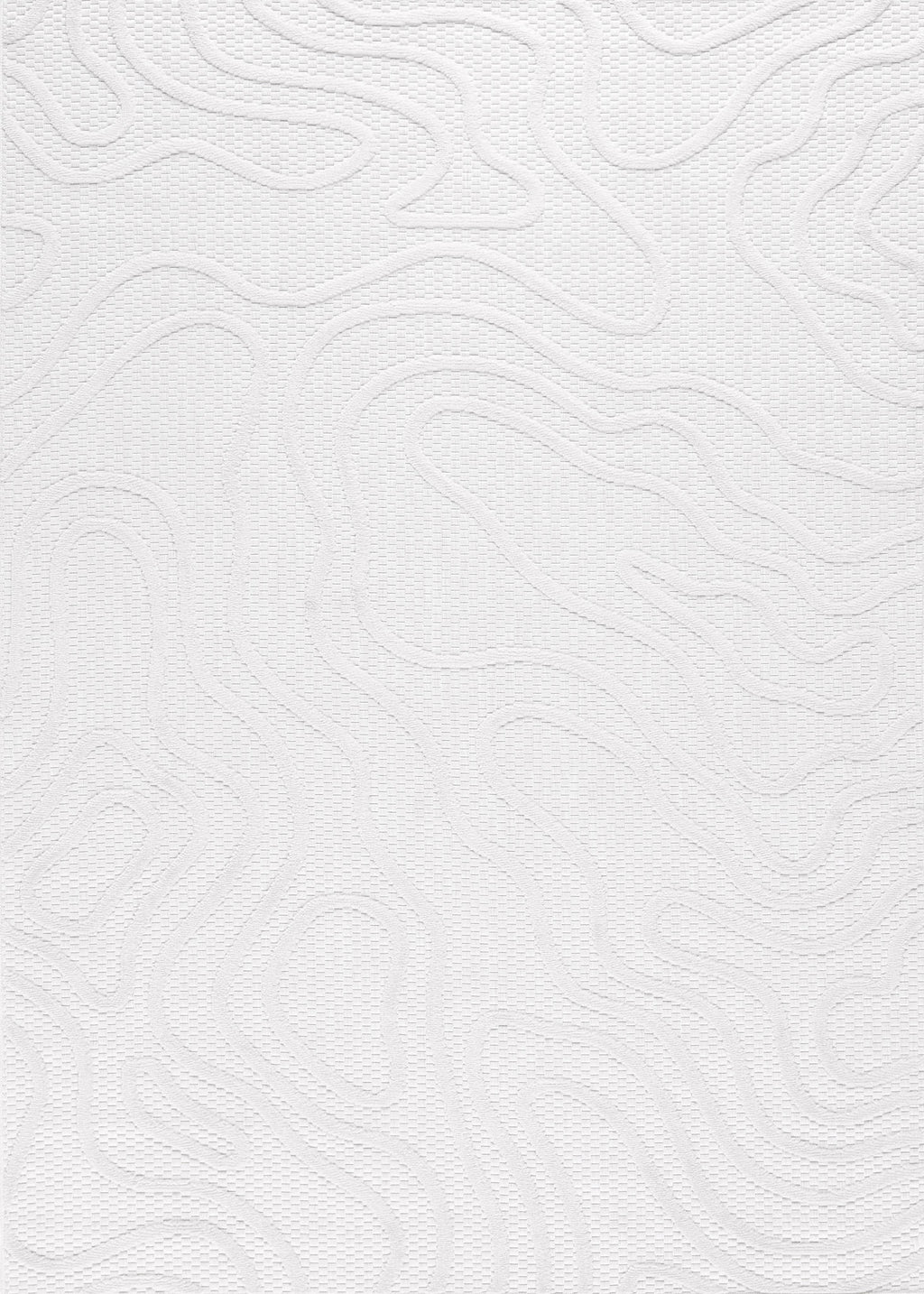 Tapis abstrait Blanc : SAN988BLA Nazar rugs