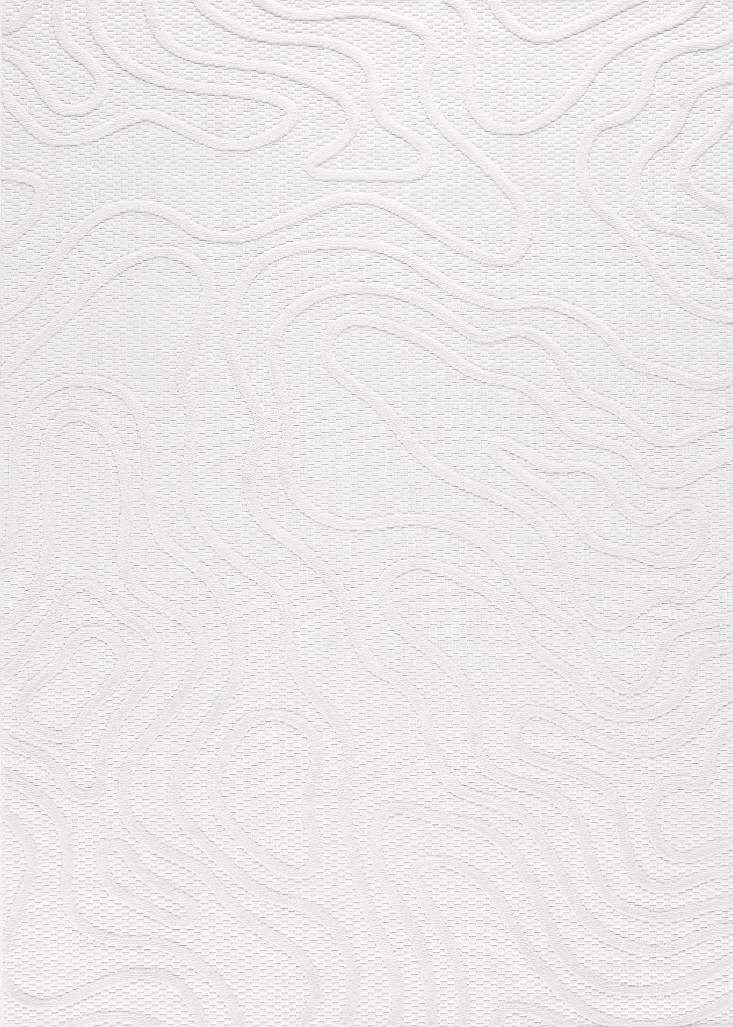 Tapis abstrait Blanc : SAN988BLA Nazar rugs