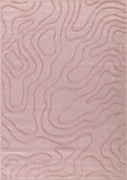 Tapis d'intérieur et extérieur au motif abstrait Santorini Rose : SAN988ROS Nazar rugs