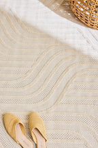 Tapis graphique Blanc : SAN989BLA Nazar rugs