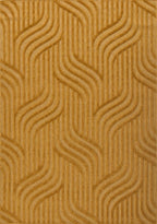 Tapis d'intérieur et extérieur motif graphique Santorini Jaune : SAN989JAU Nazar rugs