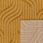 Tapis d'intérieur et extérieur motif graphique Santorini Jaune : SAN989JAU Nazar rugs