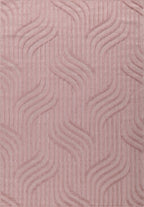 Tapis d'intérieur et extérieur motif graphique Santorini Rose : SAN989ROS Nazar rugs
