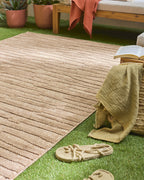 Tapis d'intérieur et d'extérieur à motifs Beige : SAN990BEI Nazar rugs