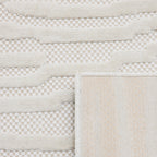 Tapis à motifs Blanc : SAN990BLA Nazar rugs