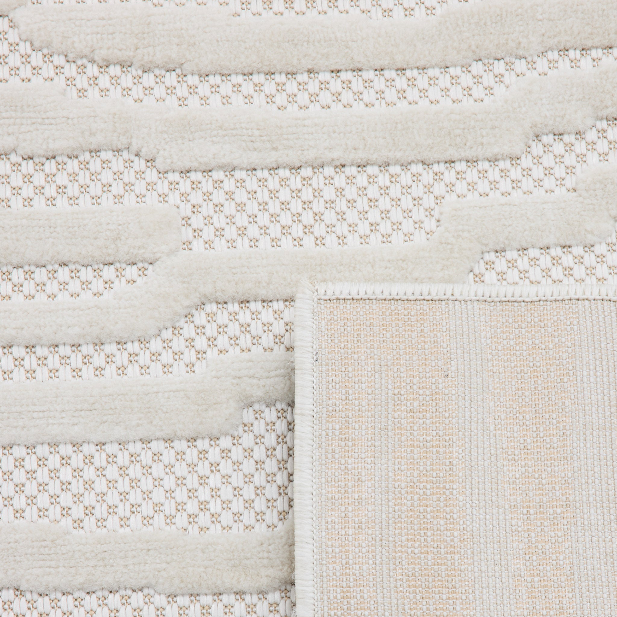 Tapis à motifs Blanc : SAN990BLA Nazar rugs