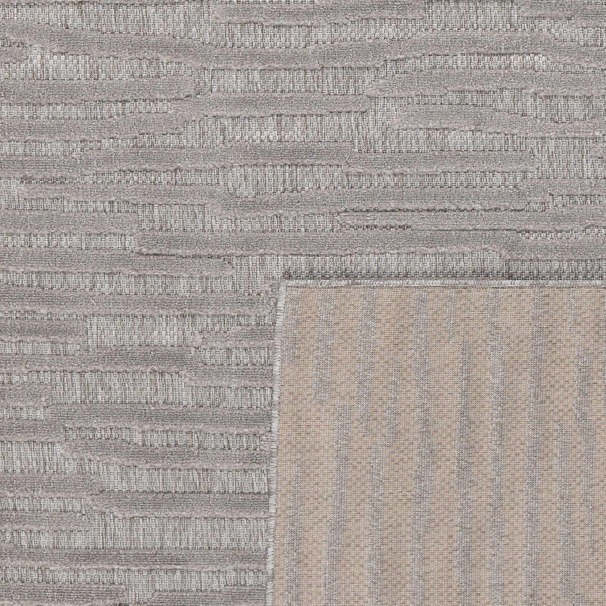 Tapis d'intérieur et d'extérieur à motifs Gris : SAN990GRI Nazar rugs