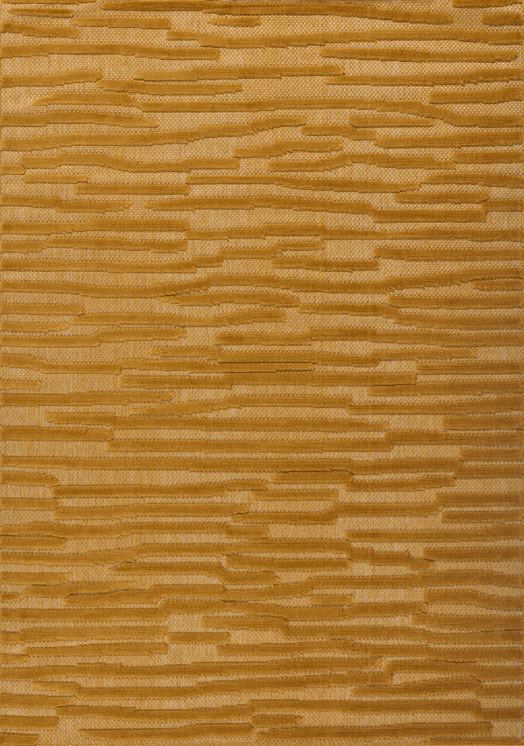 Tapis d'intérieur et d'extérieur à motifs Jaune : SAN990JAU Nazar rugs