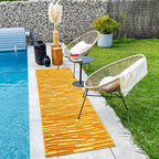 Tapis d'intérieur et d'extérieur à motifs Jaune : SAN990JAU Nazar rugs