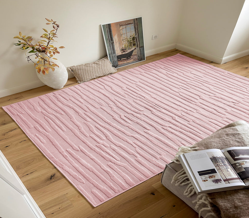 Tapis d'intérieur et d'extérieur à motifs Rose : SAN990ROS Nazar rugs